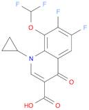 3-Quinolinecarboxylic acid, 1-cyclopropyl-8-(difluoromethoxy)-6,7-difluoro-1,4-dihydro-4-oxo-