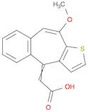 Acetic acid, 2-(10-methoxy-4H-benzo[4,5]cyclohepta[1,2-b]thien-4-ylidene)-