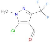 1H-Pyrazole-4-carboxaldehyde, 5-chloro-1-methyl-3-(trifluoromethyl)-