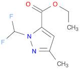 1H-Pyrazole-5-carboxylic acid, 1-(difluoromethyl)-3-methyl-, ethyl ester