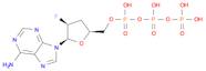 9H-Purin-6-amine, 9-[2,3-dideoxy-2-fluoro-5-O-[hydroxy[[hydroxy(phosphonooxy)phosphinyl]oxy]phosph…