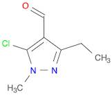 1H-Pyrazole-4-carboxaldehyde, 5-chloro-3-ethyl-1-methyl-