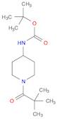 Carbamic acid, N-[1-(2,2-dimethyl-1-oxopropyl)-4-piperidinyl]-, 1,1-dimethylethyl ester