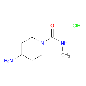 1-Piperidinecarboxamide, 4-amino-N-methyl-, hydrochloride (1:1)