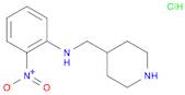 4-Piperidinemethanamine, N-(2-nitrophenyl)-, hydrochloride (1:1)