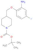 1-Piperidinecarboxylic acid, 4-[(2-amino-4-fluorophenoxy)methyl]-, 1,1-dimethylethyl ester