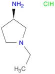 3-Pyrrolidinamine, 1-ethyl-, hydrochloride (1:2), (3R)-