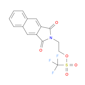 Methanesulfonic acid, 1,1,1-trifluoro-, 2-(1,3-dihydro-1,3-dioxo-2H-benz[f]isoindol-2-yl)ethyl est…