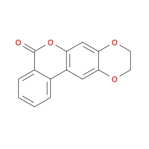 5H-[2]Benzopyrano[3,4-g][1,4]benzodioxin-5-one, 9,10-dihydro-