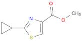 4-Thiazolecarboxylic acid, 2-cyclopropyl-, methyl ester