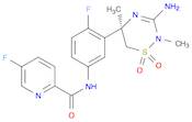 2-Pyridinecarboxamide, N-[3-[(5R)-3-amino-5,6-dihydro-2,5-dimethyl-1,1-dioxido-2H-1,2,4-thiadiazin…