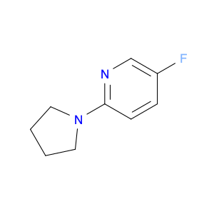 Pyridine, 5-fluoro-2-(1-pyrrolidinyl)-