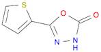 1,3,4-Oxadiazol-2(3H)-one, 5-(2-thienyl)-