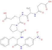 L-Phenylalaninamide, N-(3-carboxy-1-oxopropyl)-L-alanyl-L-α-glutamyl-L-prolyl-N-(4-nitrophenyl)-