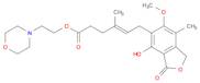 4-Hexenoic acid, 6-(1,3-dihydro-4-hydroxy-6-methoxy-7-methyl-3-oxo-5-isobenzofuranyl)-4-methyl-,...