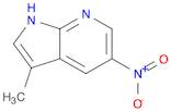 1H-Pyrrolo[2,3-b]pyridine, 3-methyl-5-nitro-