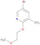 Pyridine, 5-bromo-2-(2-methoxyethoxy)-3-methyl-