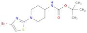 Carbamic acid, N-[1-(4-bromo-2-thiazolyl)-4-piperidinyl]-, 1,1-dimethylethyl ester