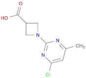 3-Azetidinecarboxylic acid, 1-(4-chloro-6-methyl-2-pyrimidinyl)-