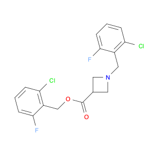 3-Azetidinecarboxylic acid, 1-[(2-chloro-6-fluorophenyl)methyl]-, (2-chloro-6-fluorophenyl)methyl …