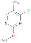 Pyrimidine, 4-chloro-2-methoxy-5-methyl-