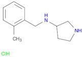 3-Pyrrolidinamine, N-[(2-methylphenyl)methyl]-, hydrochloride (1:1)