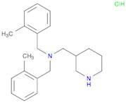 3-Piperidinemethanamine, N,N-bis[(2-methylphenyl)methyl]-, hydrochloride (1:1)