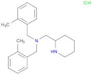 2-Piperidinemethanamine, N,N-bis[(2-methylphenyl)methyl]-, hydrochloride (1:1)