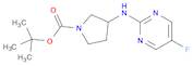 1-Pyrrolidinecarboxylic acid, 3-[(5-fluoro-2-pyrimidinyl)amino]-, 1,1-dimethylethyl ester