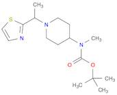 Carbamic acid, N-methyl-N-[1-[1-(2-thiazolyl)ethyl]-4-piperidinyl]-, 1,1-dimethylethyl ester