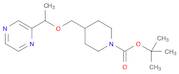 1-Piperidinecarboxylic acid, 4-[[1-(2-pyrazinyl)ethoxy]methyl]-, 1,1-dimethylethyl ester