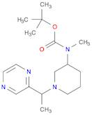 Carbamic acid, N-methyl-N-[1-[1-(2-pyrazinyl)ethyl]-3-piperidinyl]-, 1,1-dimethylethyl ester