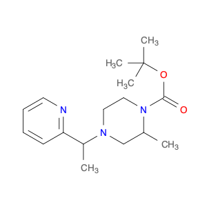 1-Piperazinecarboxylic acid, 2-methyl-4-[1-(2-pyridinyl)ethyl]-, 1,1-dimethylethyl ester