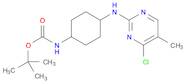 Carbamic acid, N-[4-[(4-chloro-5-methyl-2-pyrimidinyl)amino]cyclohexyl]-, 1,1-dimethylethyl ester