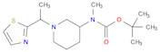 Carbamic acid, N-methyl-N-[1-[1-(2-thiazolyl)ethyl]-3-piperidinyl]-, 1,1-dimethylethyl ester