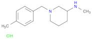 3-Piperidinamine, N-methyl-1-[(4-methylphenyl)methyl]-, hydrochloride (1:1)