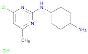 1,4-Cyclohexanediamine, N1-(4-chloro-6-methyl-2-pyrimidinyl)-, hydrochloride (1:1)