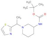 Carbamic acid, N-[1-[1-(2-thiazolyl)ethyl]-3-piperidinyl]-, 1,1-dimethylethyl ester