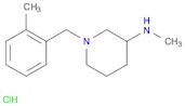 3-Piperidinamine, N-methyl-1-[(2-methylphenyl)methyl]-, hydrochloride (1:1)