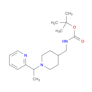 Carbamic acid, N-[[1-[1-(2-pyridinyl)ethyl]-4-piperidinyl]methyl]-, 1,1-dimethylethyl ester