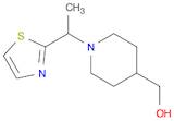 4-Piperidinemethanol, 1-[1-(2-thiazolyl)ethyl]-