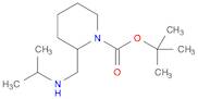 1-Piperidinecarboxylic acid, 2-[[(1-methylethyl)amino]methyl]-, 1,1-dimethylethyl ester