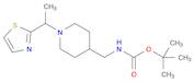 Carbamic acid, N-[[1-[1-(2-thiazolyl)ethyl]-4-piperidinyl]methyl]-, 1,1-dimethylethyl ester