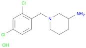 3-Piperidinamine, 1-[(2,4-dichlorophenyl)methyl]-, hydrochloride (1:1)