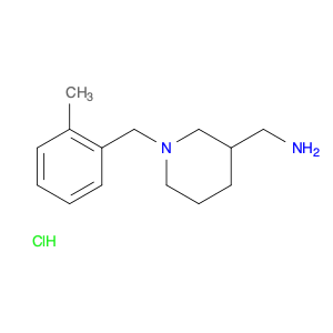 3-Piperidinemethanamine, 1-[(2-methylphenyl)methyl]-, hydrochloride (1:1)