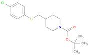 1-Piperidinecarboxylic acid, 4-[[(4-chlorophenyl)thio]methyl]-, 1,1-dimethylethyl ester