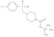 1-Piperidinecarboxylic acid, 4-[[(4-chlorophenyl)sulfonyl]methyl]-, 1,1-dimethylethyl ester