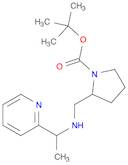 1-Pyrrolidinecarboxylic acid, 2-[[[1-(2-pyridinyl)ethyl]amino]methyl]-, 1,1-dimethylethyl ester