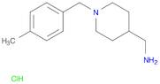 4-Piperidinemethanamine, 1-[(4-methylphenyl)methyl]-, hydrochloride (1:1)