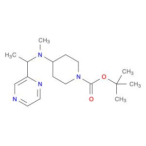 1-Piperidinecarboxylic acid, 4-[methyl[1-(2-pyrazinyl)ethyl]amino]-, 1,1-dimethylethyl ester